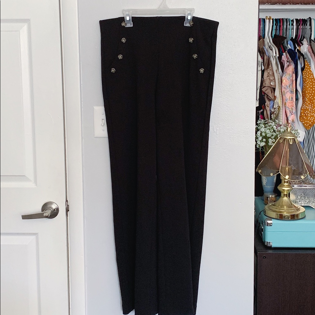 Express Button Front Pants
